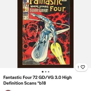 Fantastic Four Comic Book From 1988